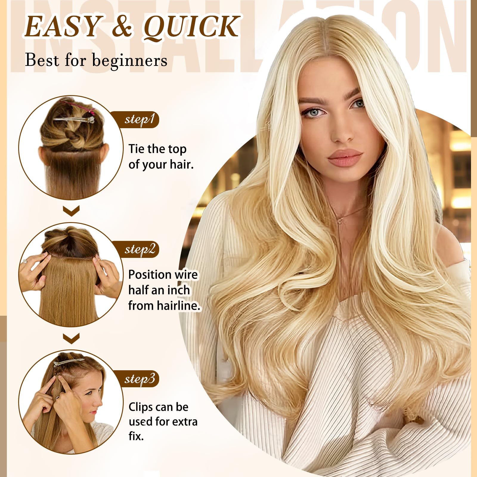 MOTFIN balayage blend enables natural day-to-night color transitions.