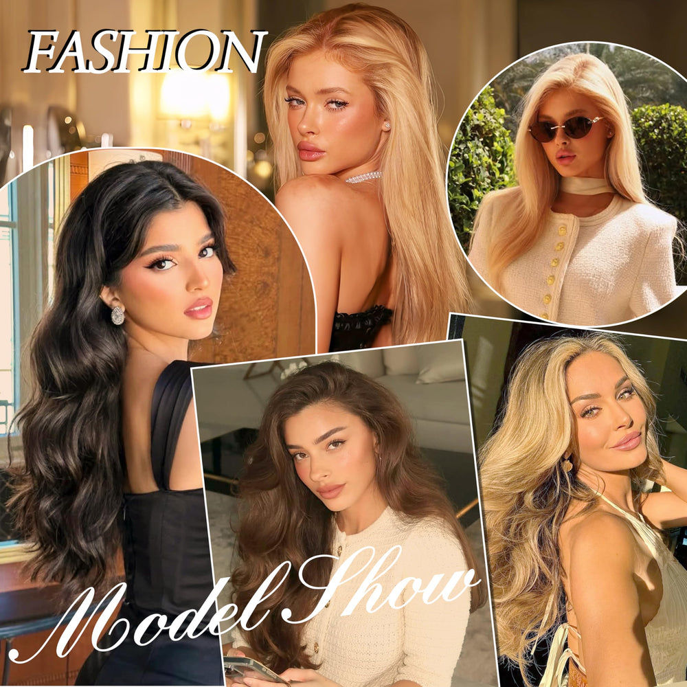 MOTFIN heat-styling friendly extensions let you straighten or curl.