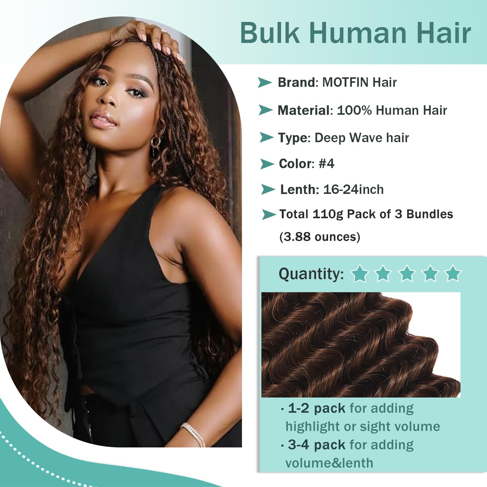 MOTFIN three-bundles-per-pack packaging supports fuller braids