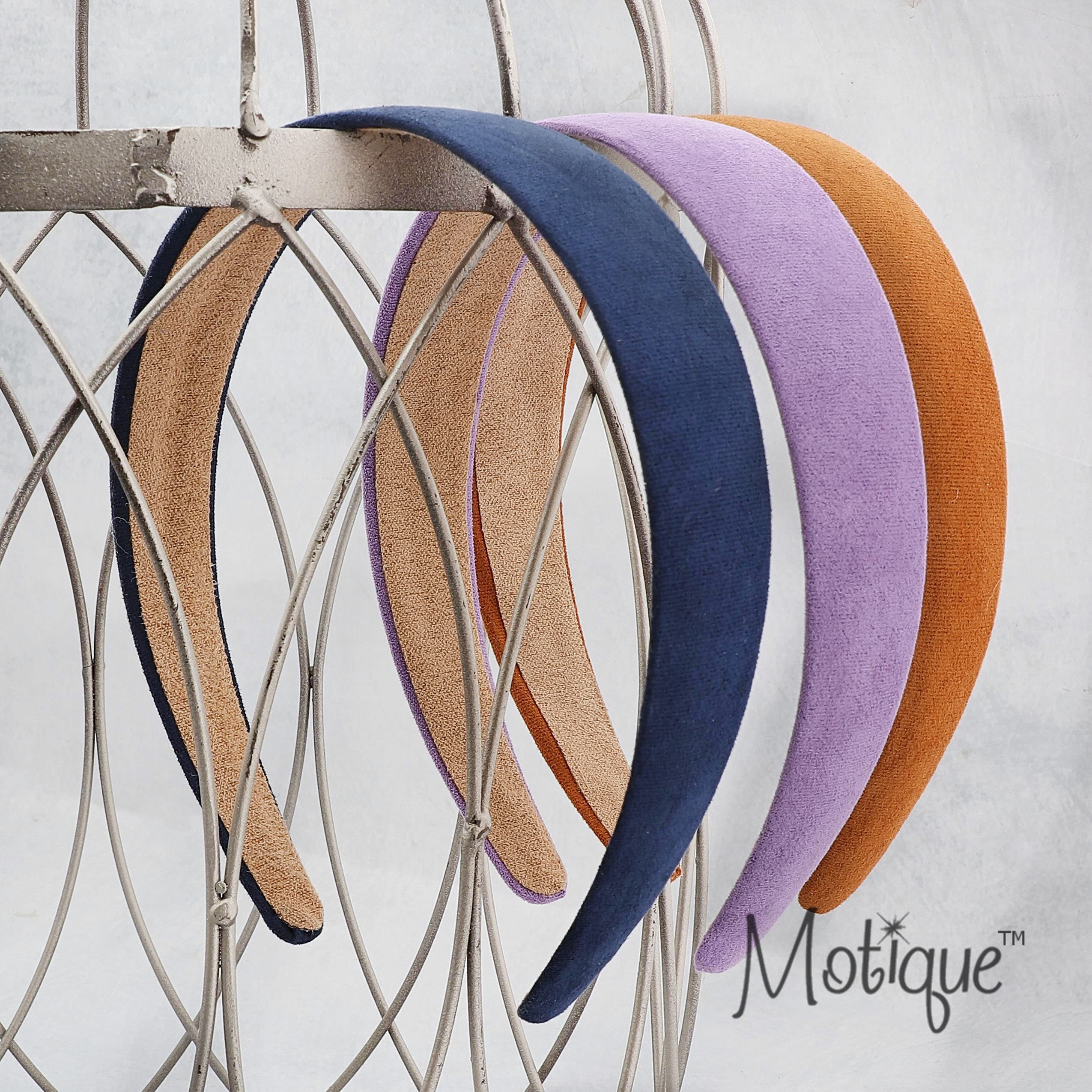 Motique headband front view in maroon pairs with casual or formal outfits