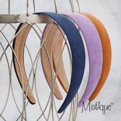 Motique headband front view in maroon pairs with casual or formal outfits