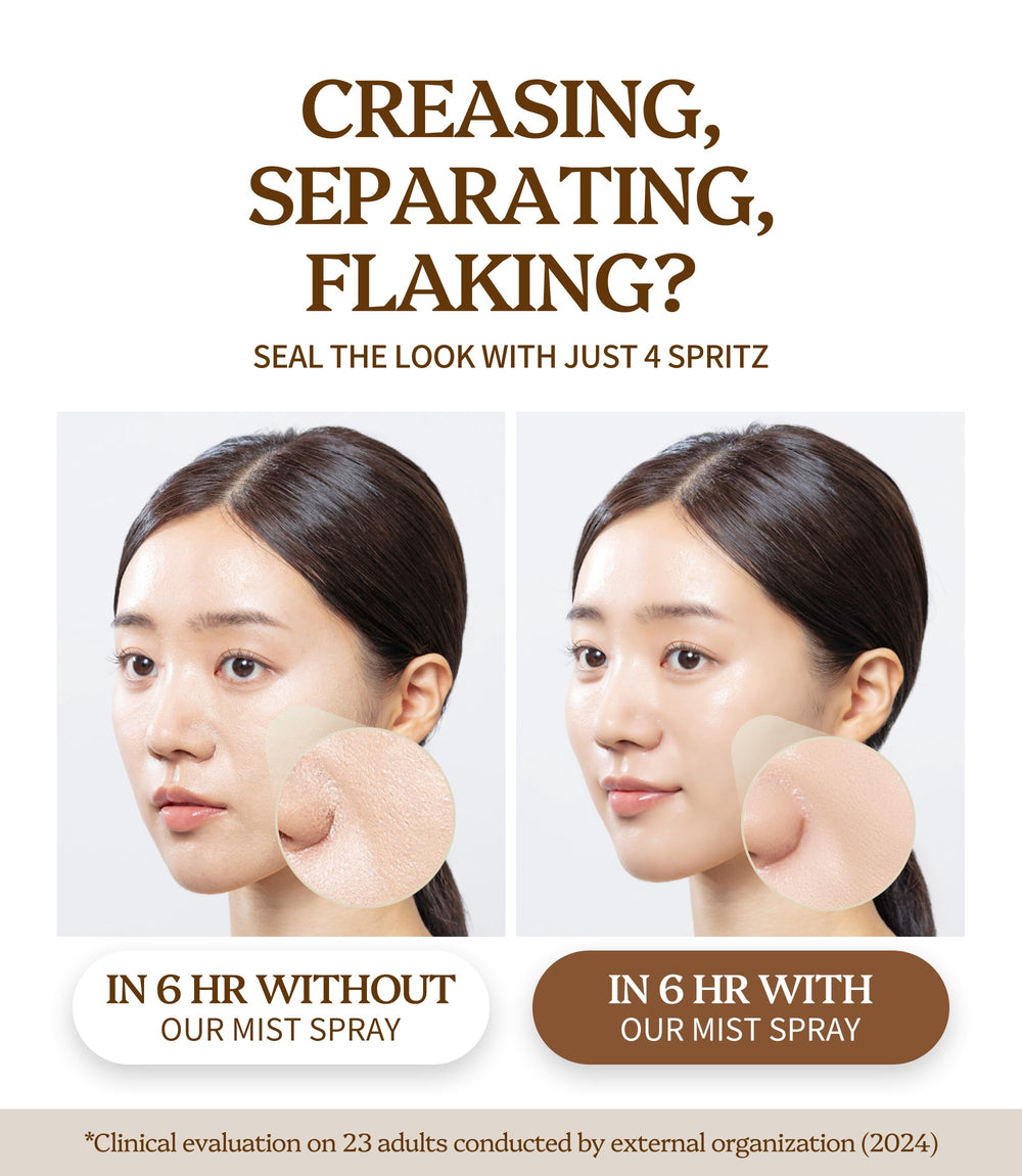 Hyaluronic acid and niacinamide on Motomont mist label for moisture boost.