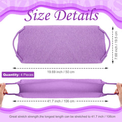 Moukeren back scrubber green design for comfortable exfoliation during daily showers.