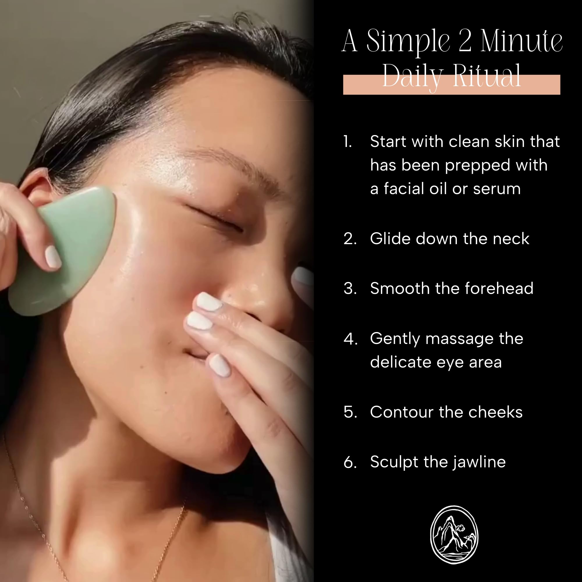 Mount Lai Jade Gua Sha packaging showing premium branding
