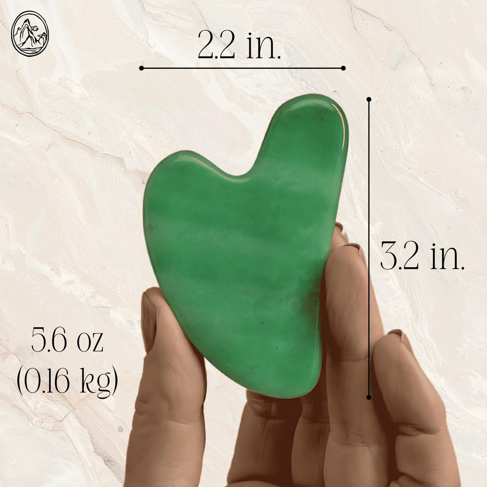 Mount Lai Jade Gua Sha with oil glide enhances smooth massage