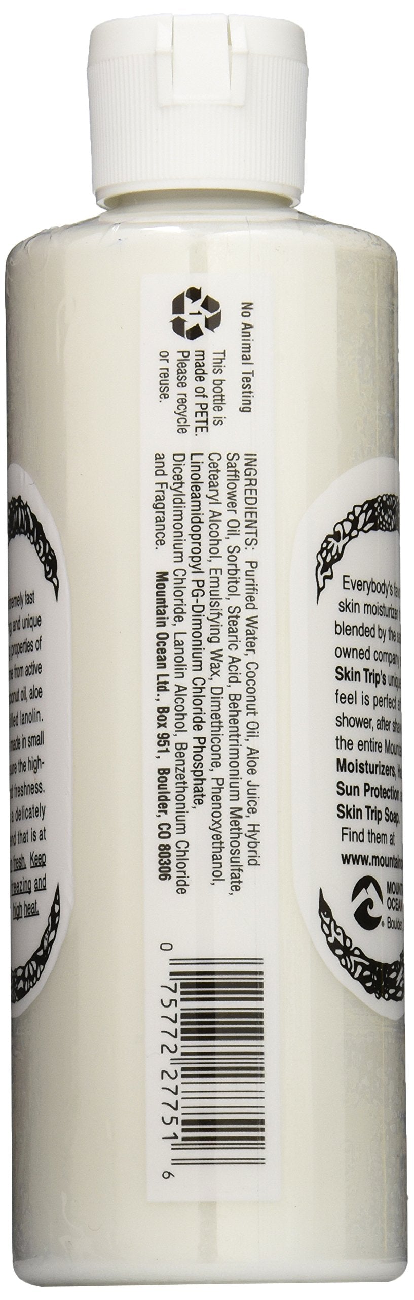 Mountain Ocean Skin Trip packaging highlights cruelty-free skincare values.
