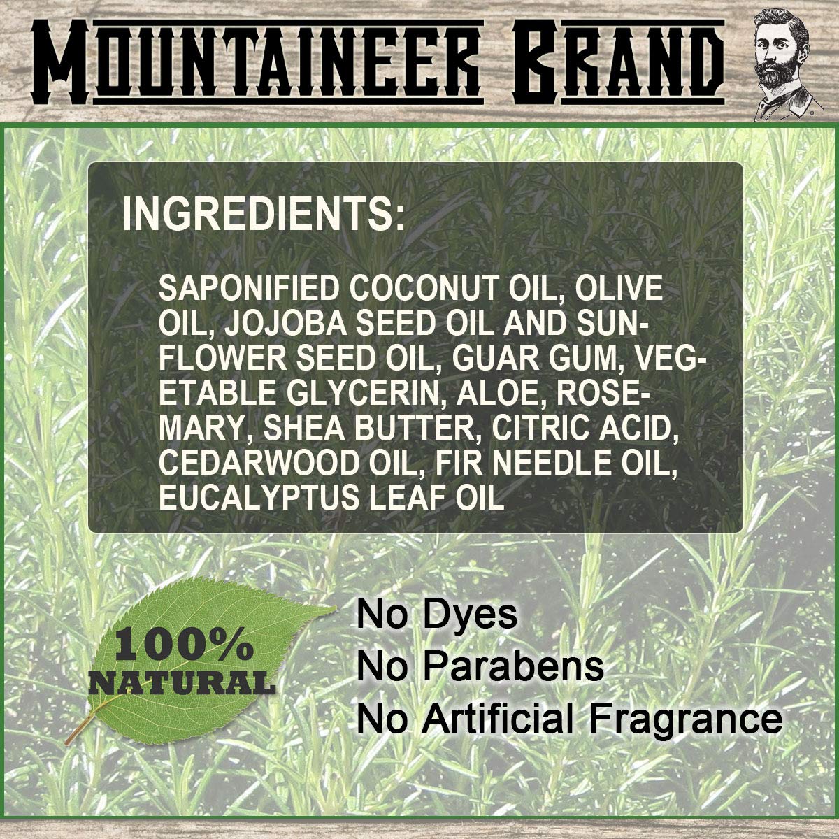 Mountaineer Brand Beard Wash after-shower beard becomes soft and manageable
