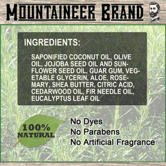 Mountaineer Brand Beard Wash after-shower beard becomes soft and manageable