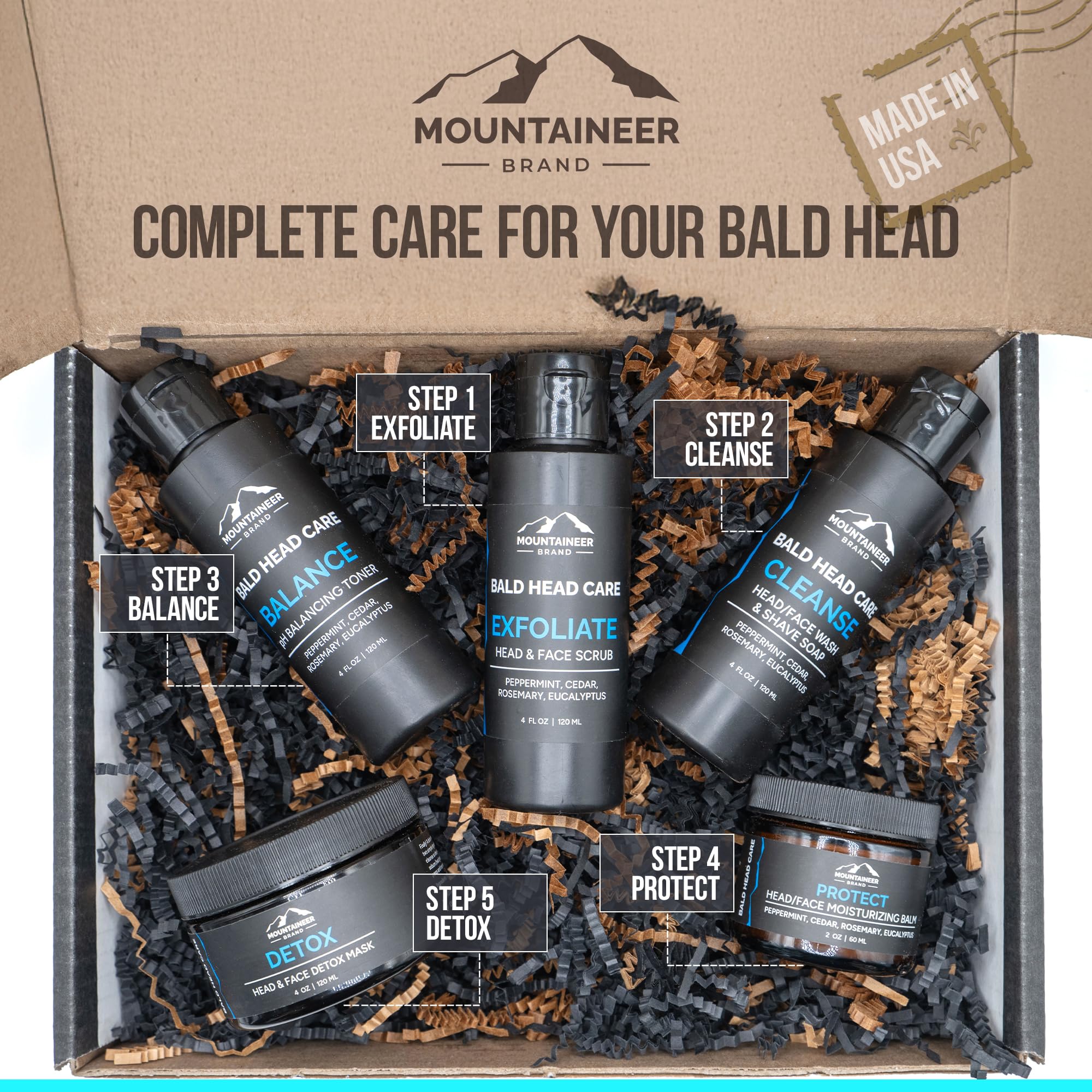 Mountaineer Brand Moisturiser supports Bald Head Care routine.