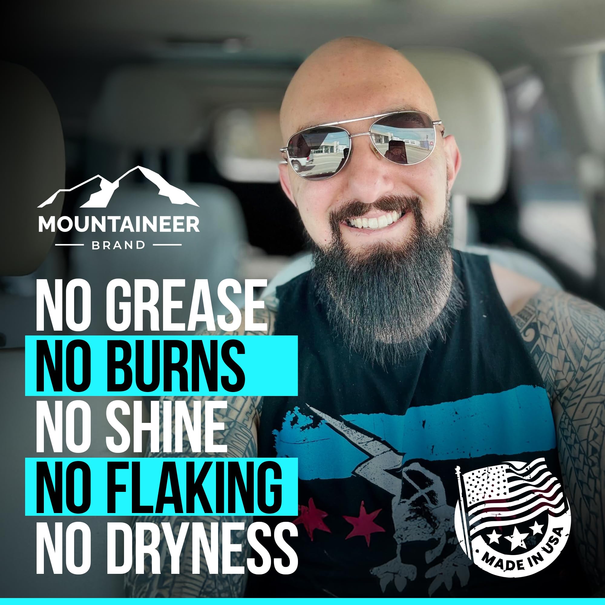 Mountaineer Brand Moisturiser with tea tree oil for refreshing scalp care.
