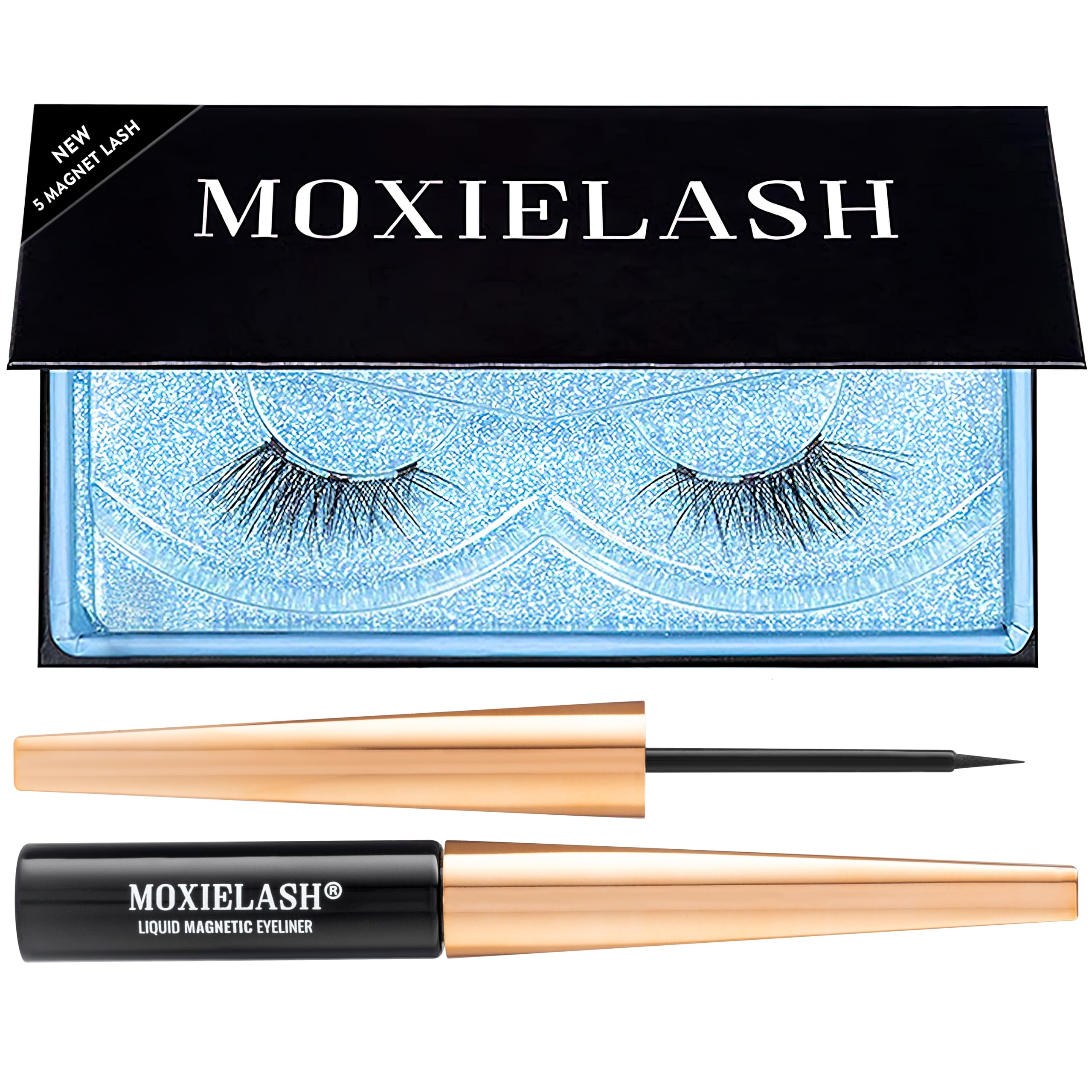 MoxieLash Baby Lash closeup showing natural volume for everyday wear