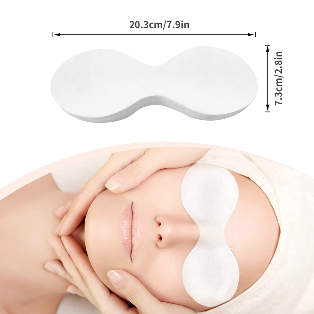 MoyRetty eye mask close-up reveals soft spunlace fabric comfortable on skin.