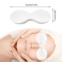 MoyRetty eye mask close-up reveals soft spunlace fabric comfortable on skin.