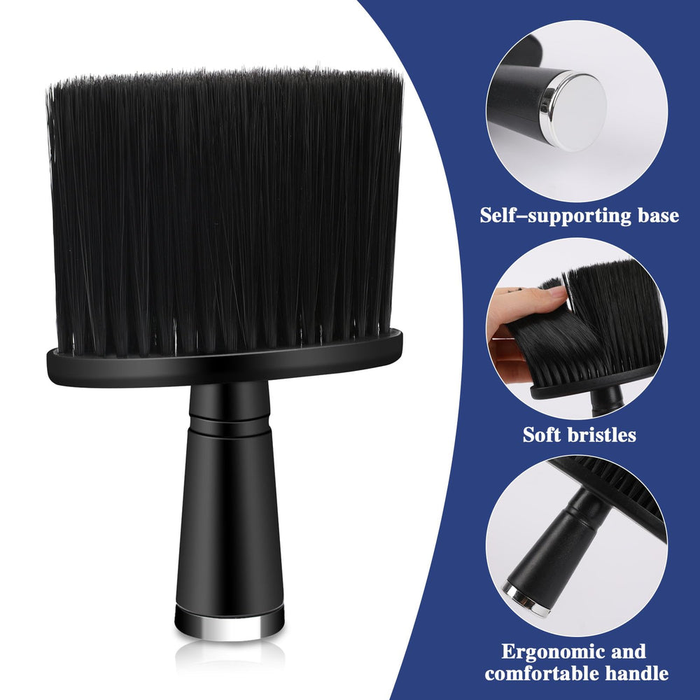 Mozeat Lens Barber Brush Kit ergonomic handle for comfortable grip.