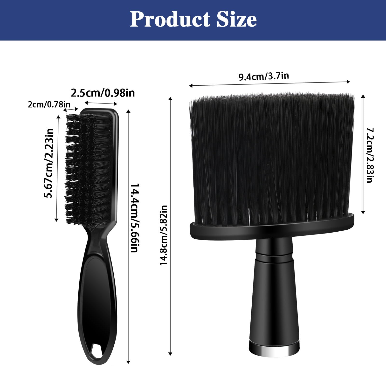 Mozeat Lens Barber Brush Kit lightweight design for portable travel use.