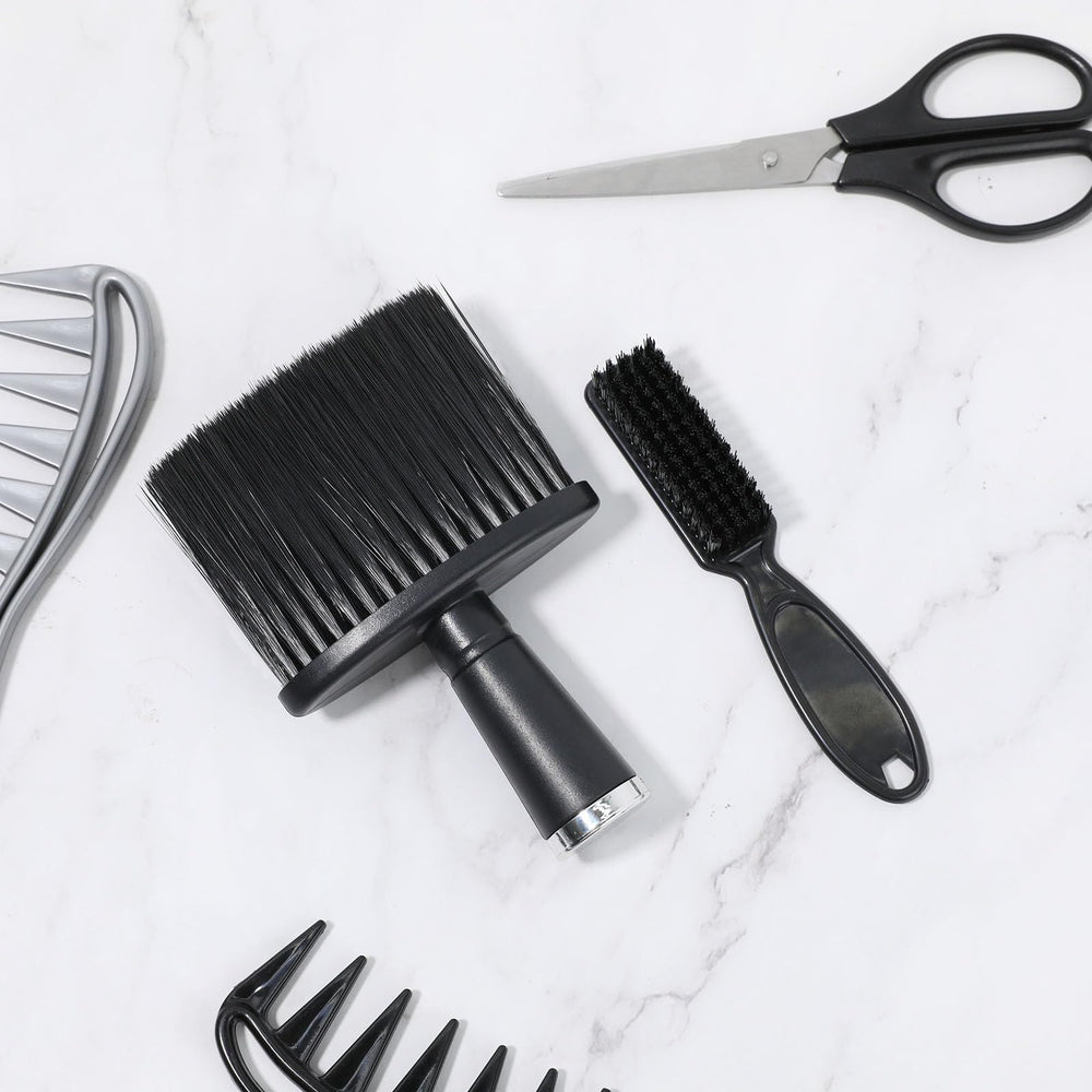 Mozeat Lens Barber Brush Kit neck duster with soft bristles for gentle cleaning.