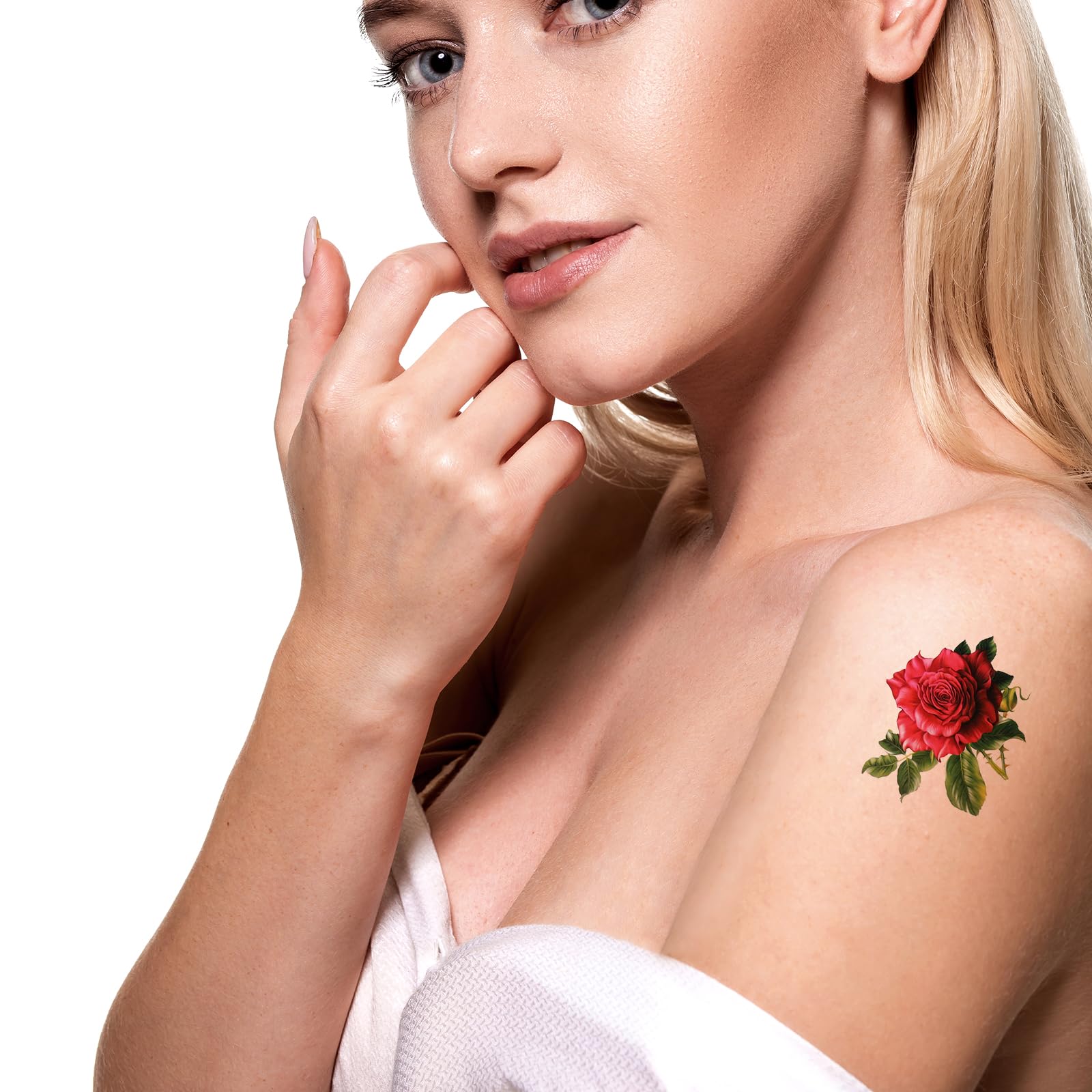 Mozeat Lens butterfly tattoo sheets provide waterproof decorative accents