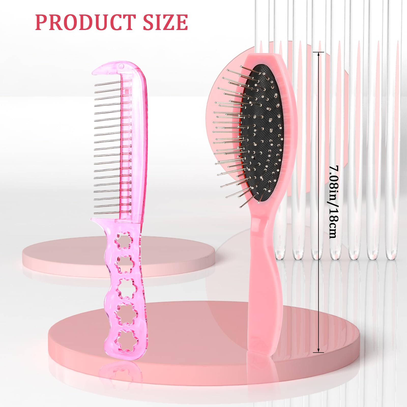 Mozeat Lens cepillo para cabello húmedo, desenreda sin tirar.