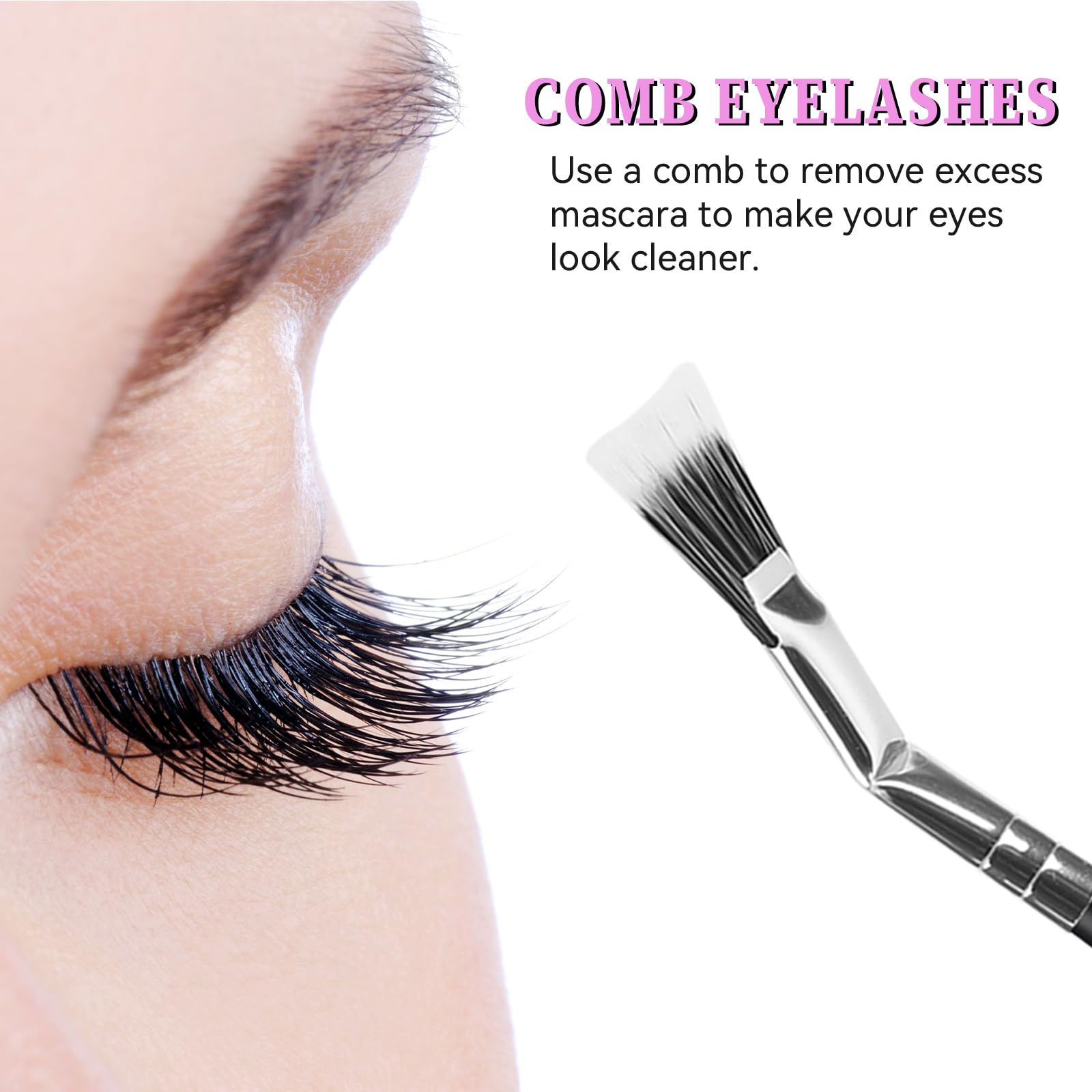 Mozeat Lens detailed bristles highlight high-quality fibers for precise makeup