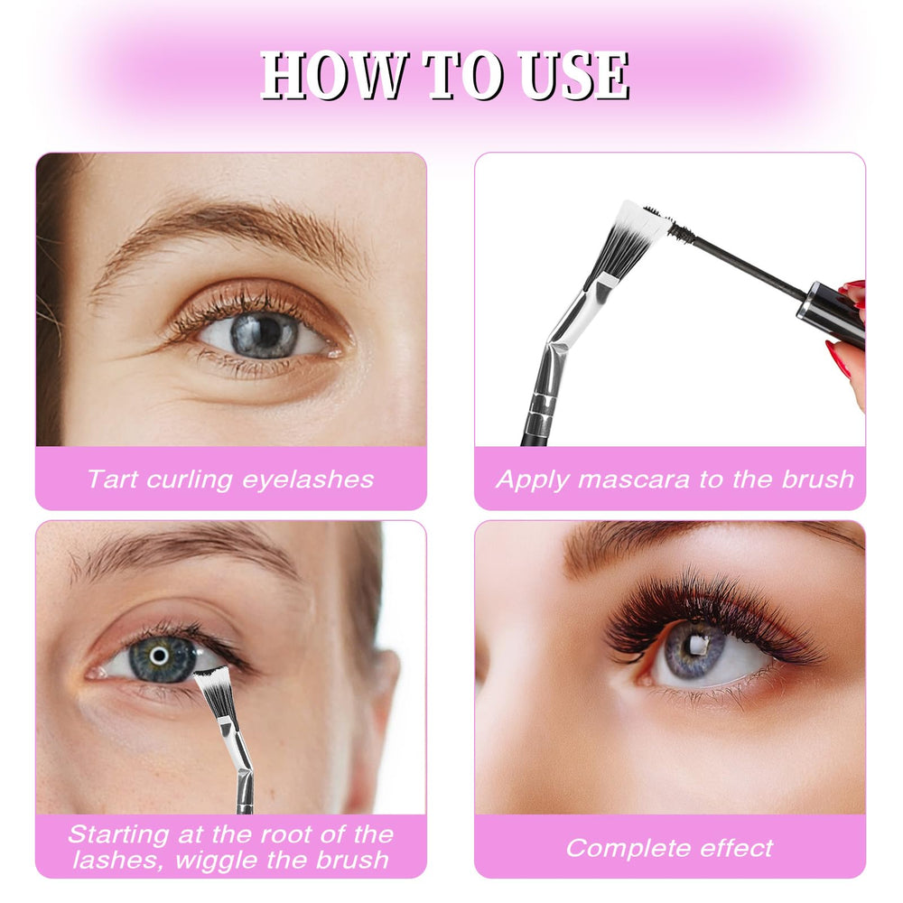 Mozeat Lens ergonomic lash comb handle ensures smooth, clump-free application