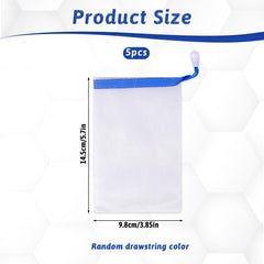 Mozeat Lens exfoliating mesh bag enhances cleansing with gentle exfoliation.