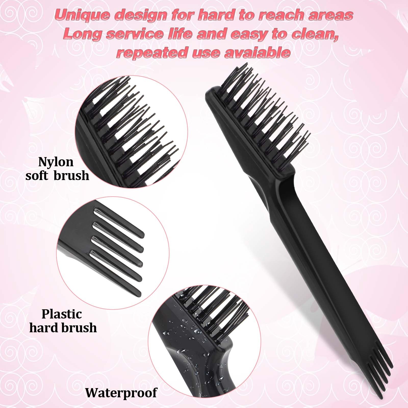 Mozeat Lens black plastic cleaner claw for convenient debris removal from bristles