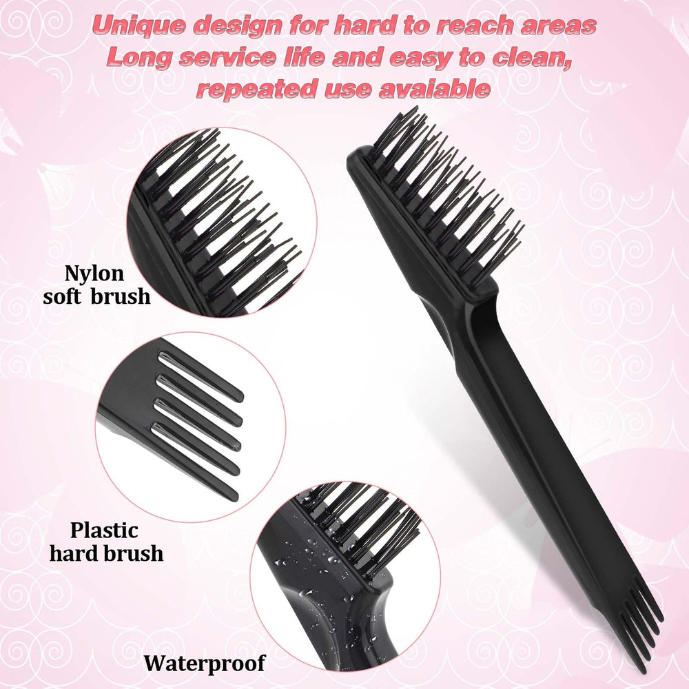 Mozeat Lens black plastic cleaner claw for convenient debris removal from bristles