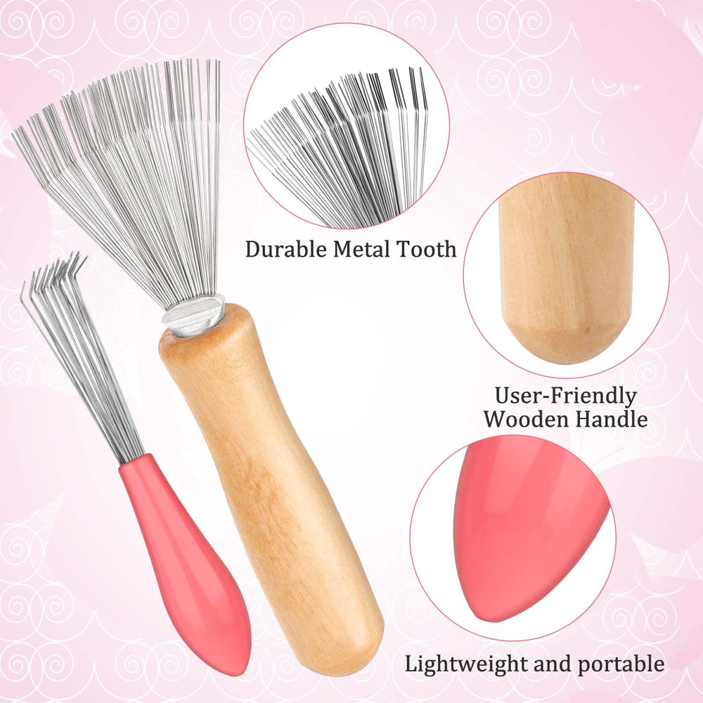Mozeat Lens pink mini-cleaner brush for quick on-the-go maintenance