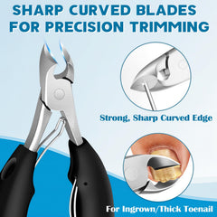 MPKDZNE thick nails ingrown nails cutter tackles hard edges precisely