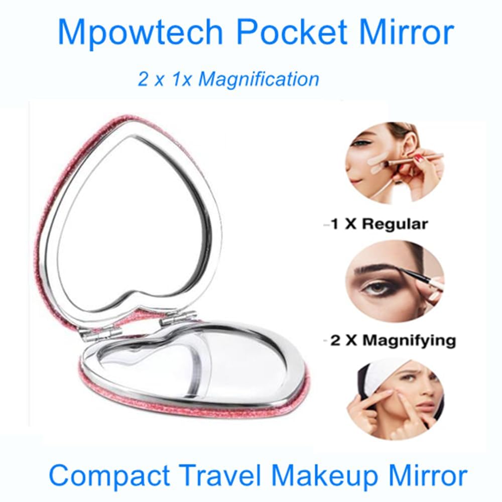 mpowtech purse-friendly travel mirror case ready for safe transport