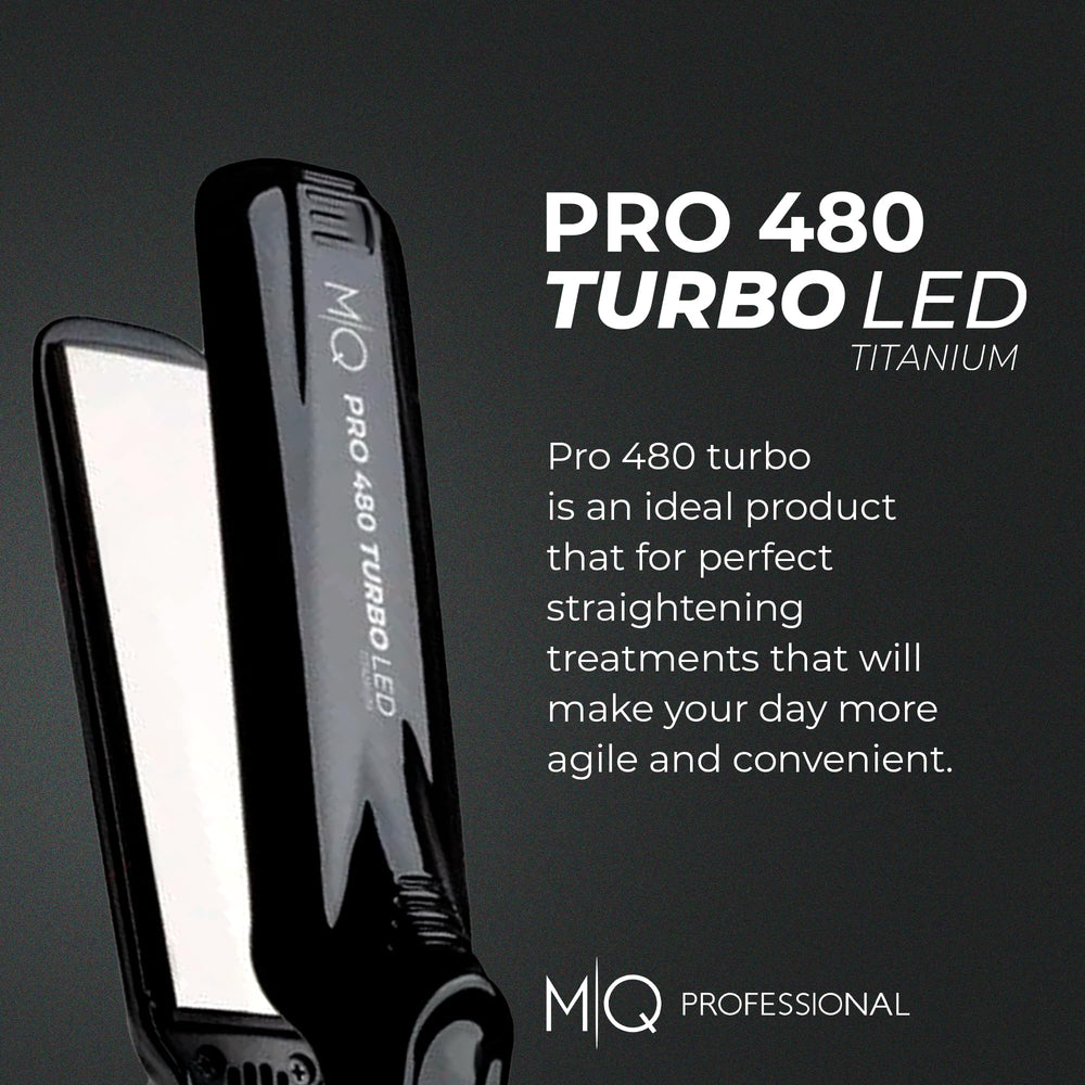 MQ Professional titanium plates closeup on black model for ultra-smooth glide