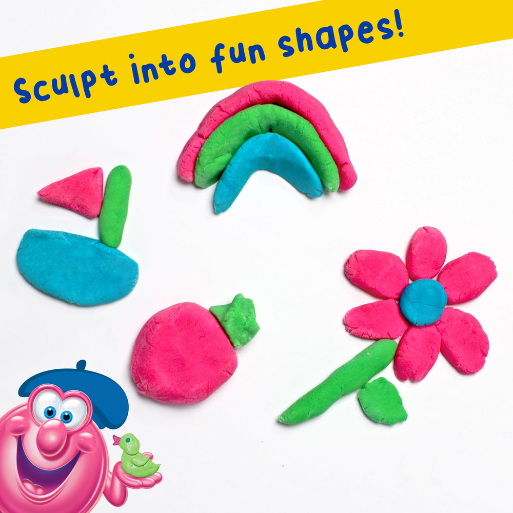 Mr. Bubble Soapy Bath Dough kid-friendly bath time encourages creativity.