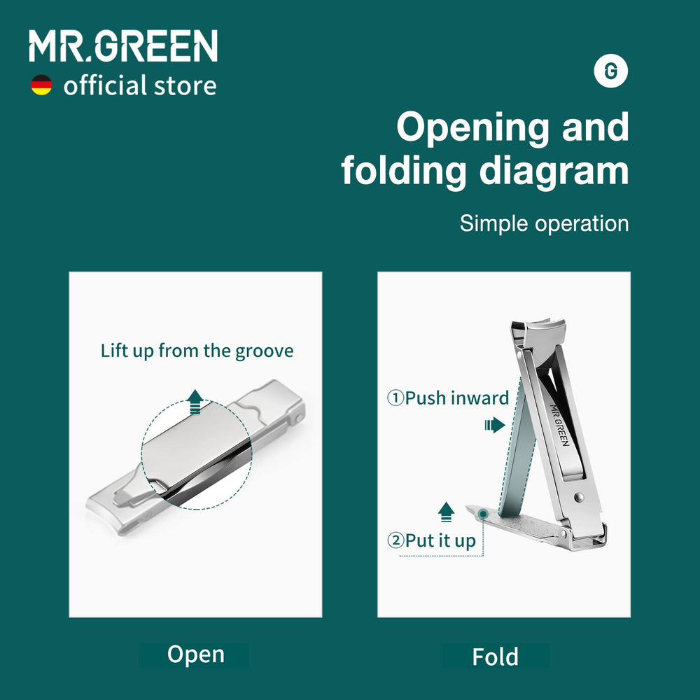 MR.GREEN built-in key chain adds everyday carry convenience.