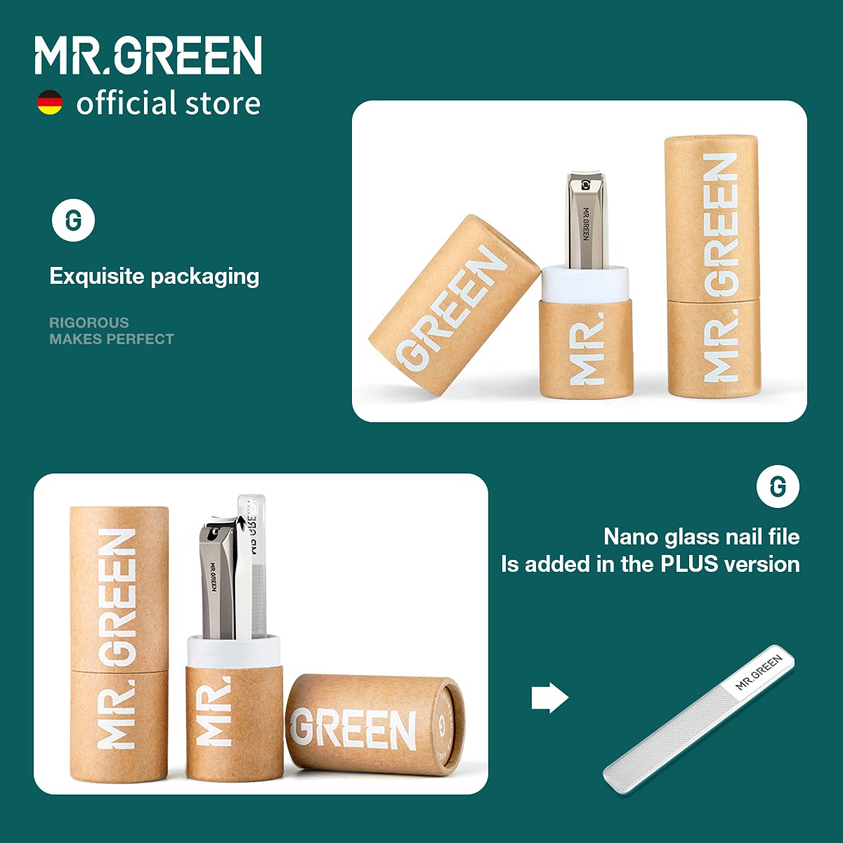 MR.GREEN compact manicure tools storage highlighting tidy organization