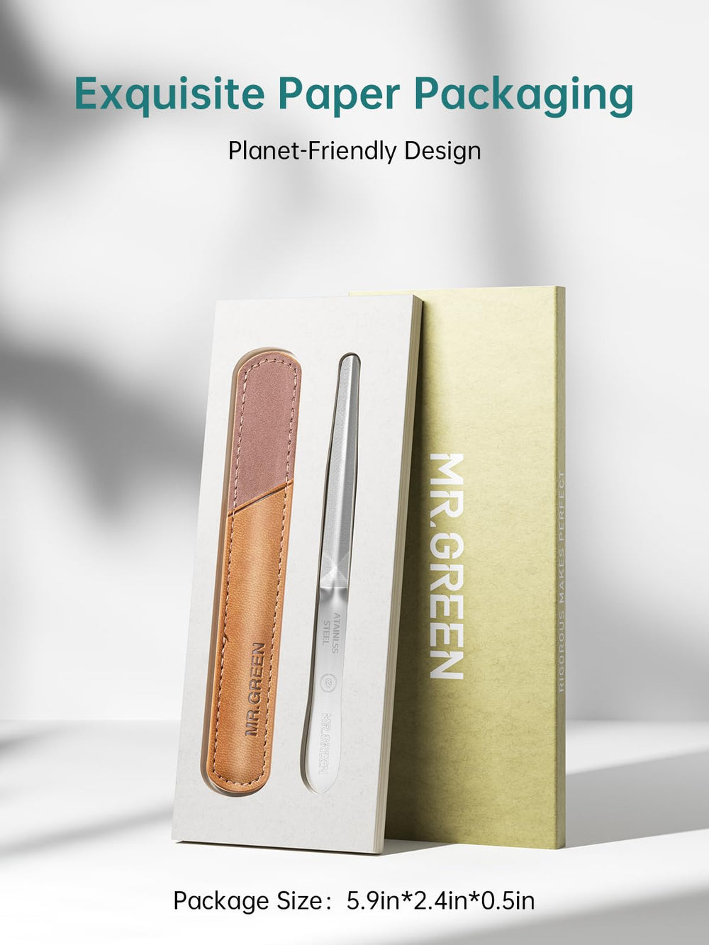 MR.GREEN Curved Nail File ideal for fingernail detailing and tidying.