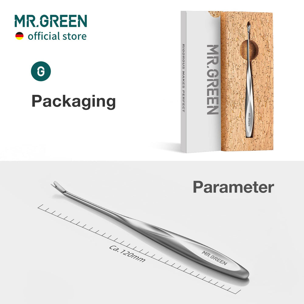 MR.GREEN Cuticle Pusher ideal for professional use at home or salon.