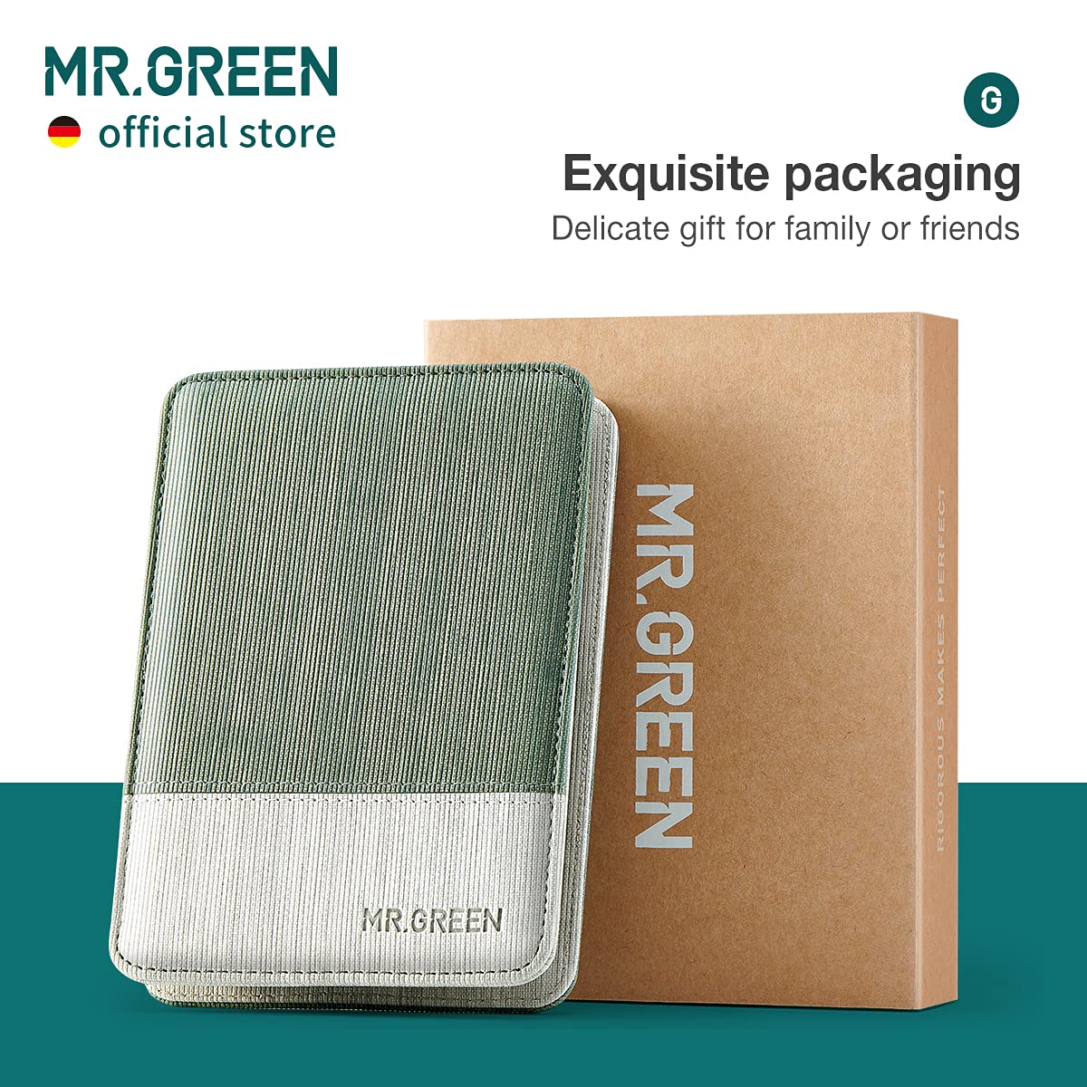 MR.GREEN daily care kit in green gift-ready set for personal grooming