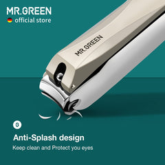 MR.GREEN detachable design nail cutter displayed for easy sanitation