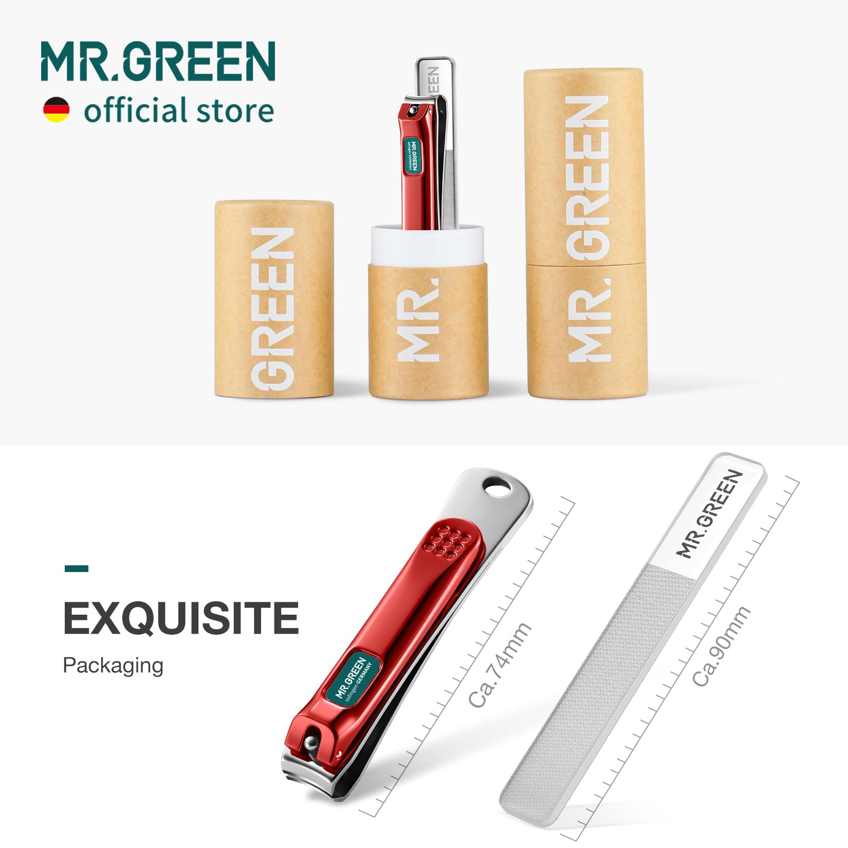 MR.GREEN ergonomic widened tail base enables balanced control.