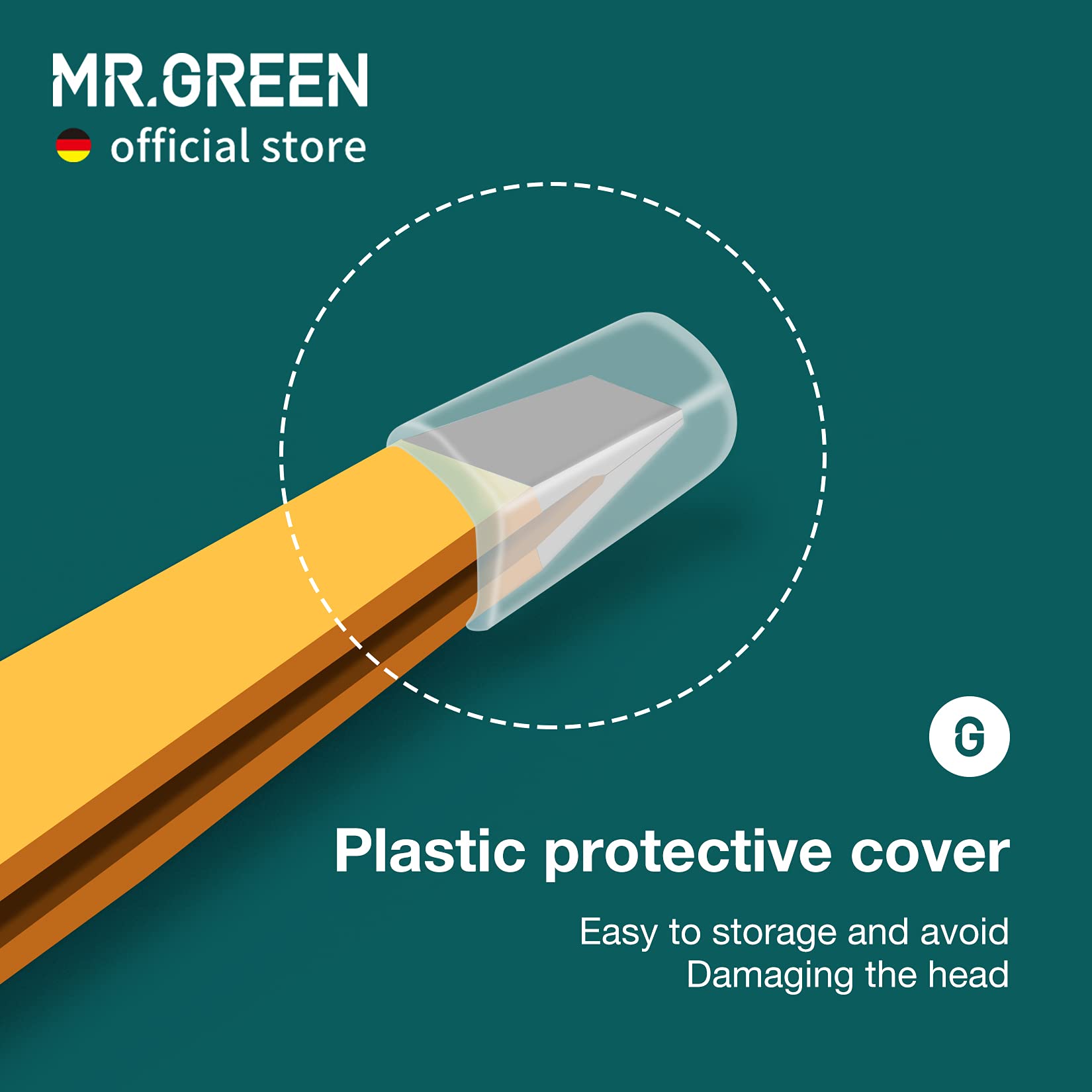 MR.GREEN eyebrows tweezers orange stainless steel construction showing durability and cleanability.