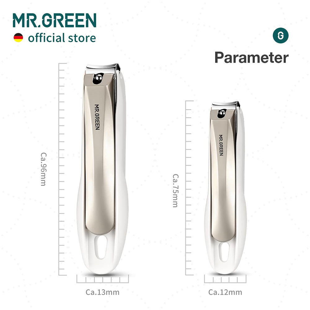 MR.GREEN fish-scale pattern nail file bottom adds convenient finishing touch