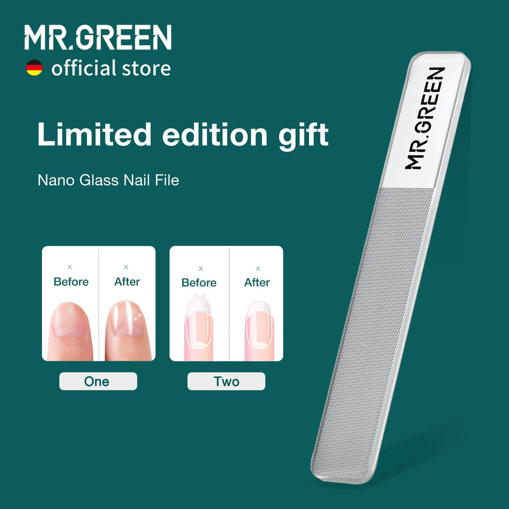 MR.GREEN ergonomic grip provides comfortable control during use.