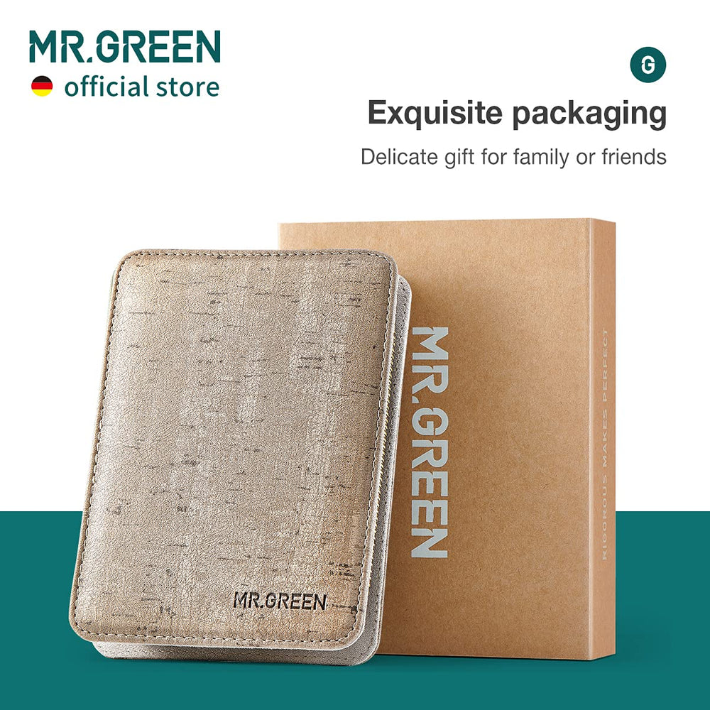 MR.GREEN gift-ready packaging highlighting convenient 8-in-1 kit.