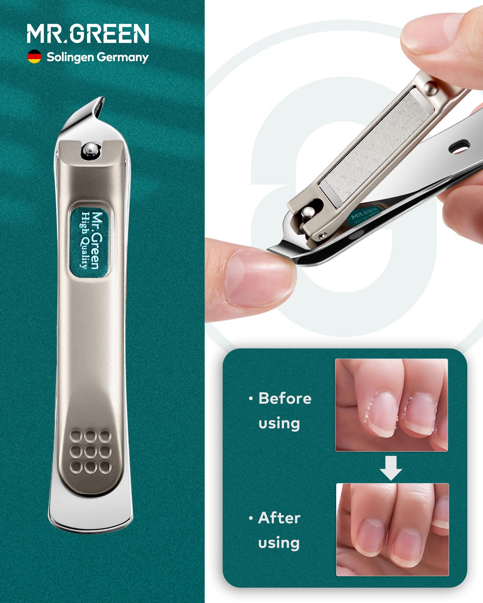 MR.GREEN glass-nail-file smooth filing for nails.