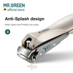 MR.GREEN nail clippers with cross-bolt reinforcement for increased durability and lasting sharpness