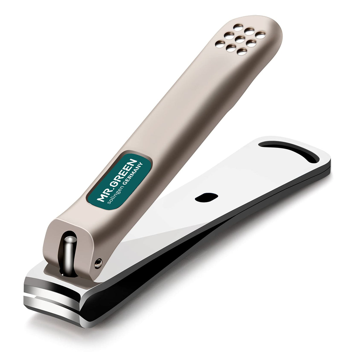 MR.GREEN nail clippers curved blades shown for precise trimming