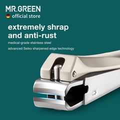 MR.GREEN nail clippers malpositioned blade design helps blades stay aligned