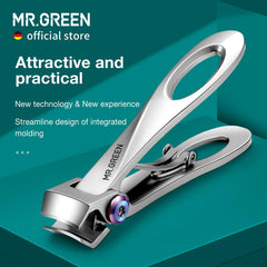 MR.GREEN nail clippers stainless steel for rust resistance and durable use.