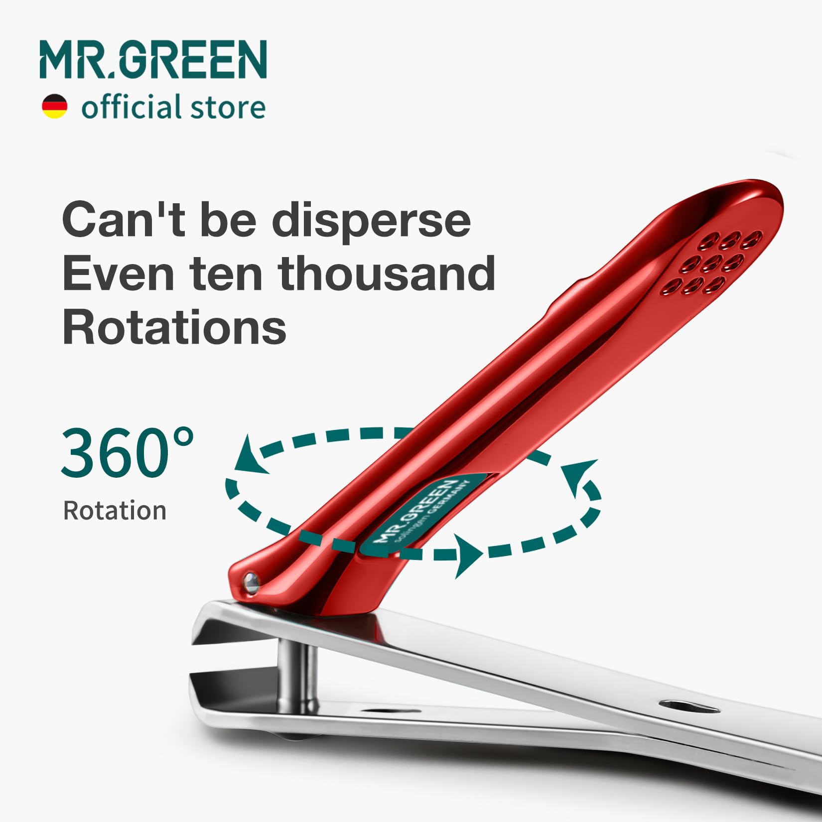 MR.GREEN nail clippers set includes glass file for smooth finishing.