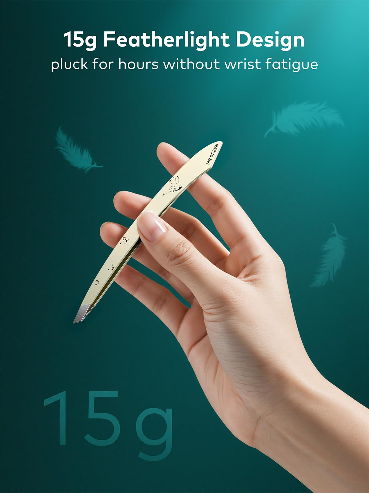 MR.GREEN Tweezers travel-friendly case and gift-ready presentation.